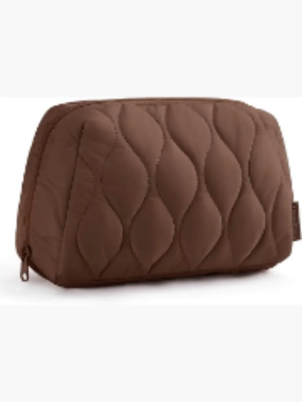 Makeup Bag Travel Cosmetic Organizer Pouch Padded Wide Opening Toiletry Case